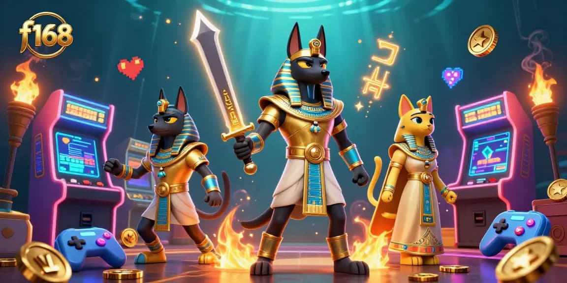 Engage in thrilling gameplay at f168 with dynamic characters and colorful arcade elements.
