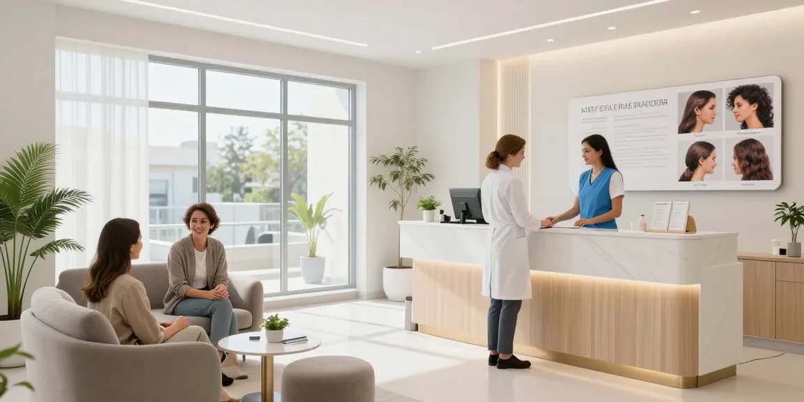 Hair transplant Turkey - professional medical services, compassionate patient care in a modern clinic setting.