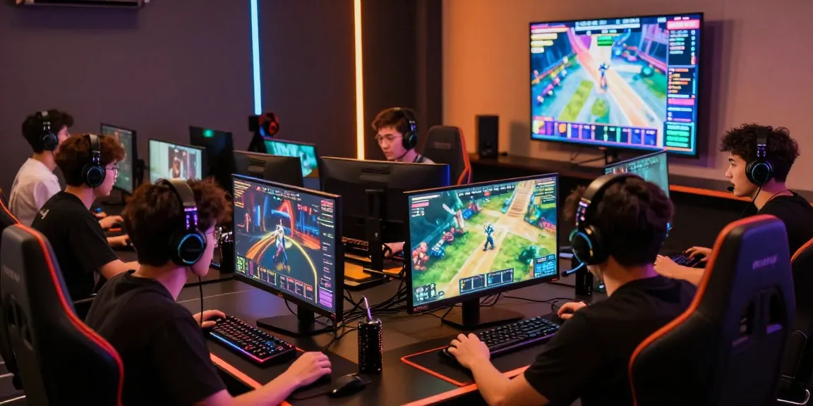 Exciting gaming atmosphere at HITCLUB showing players engaged in competitive online gambling.