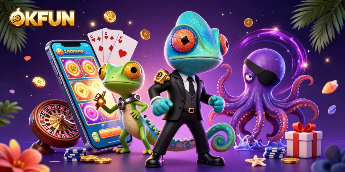 Experience thrilling winning moments with OKFUN's dynamic casino adventure!