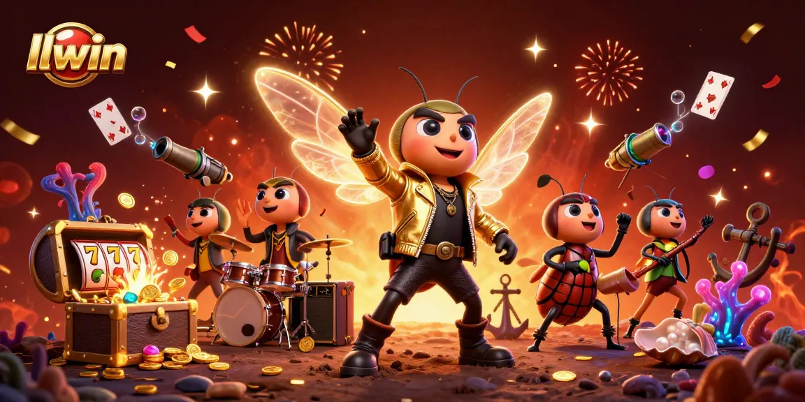Experience thrilling gaming with llwin's vibrant 3D casino characters in a joyful celebration of luck and strategy.