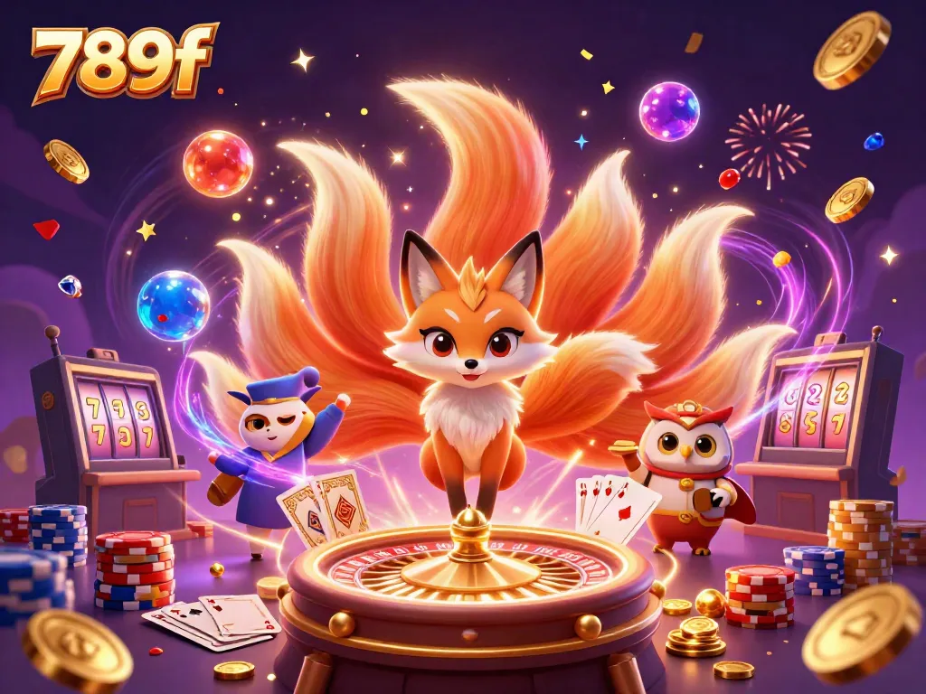 Experience thrilling casino fun with 789f's vibrant games, illuminating coins, and enchanted characters.
