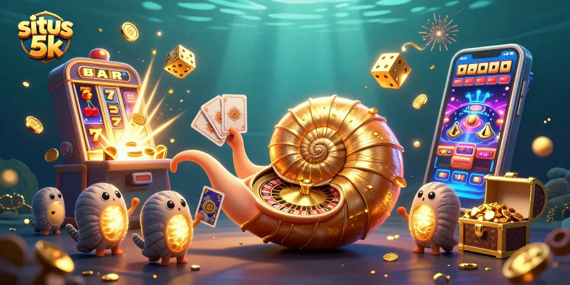 Experience the thrilling game dynamics of situs 5k with vibrant casino elements and characters