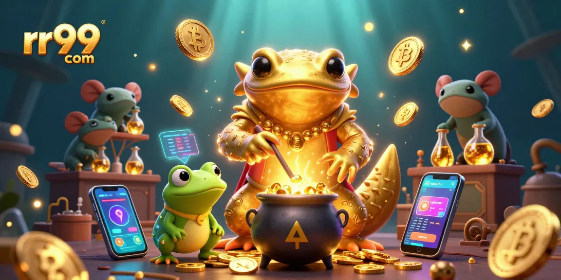 Engage with rr99 com through this vibrant, animated 3D casino scene featuring thrilling game elements.