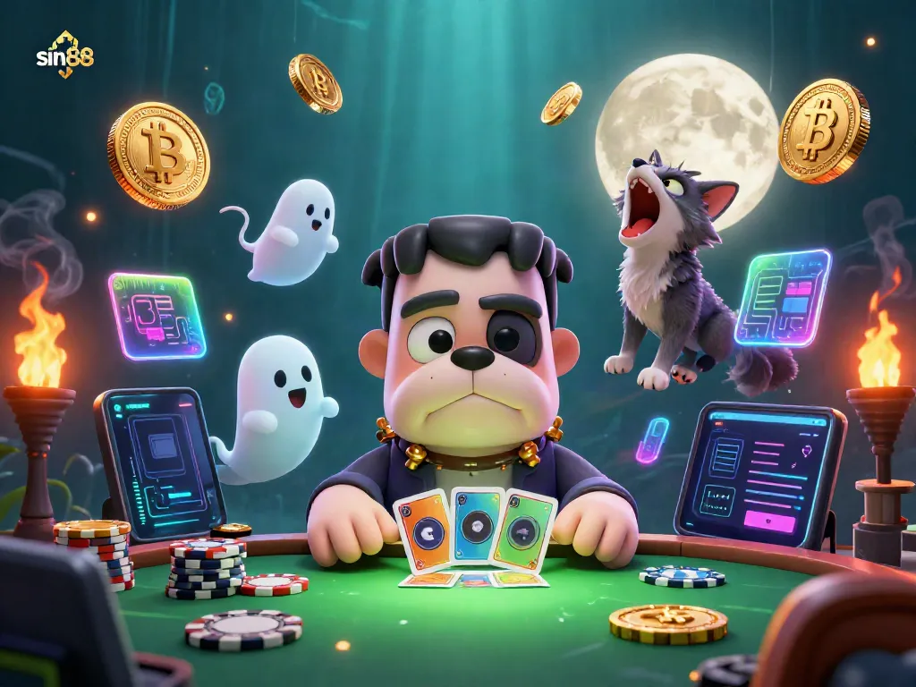 Experience thrilling gameplay at sin88 with a Frankenstein bulldog dealer, ghostly chips, and werewolf kitten players.