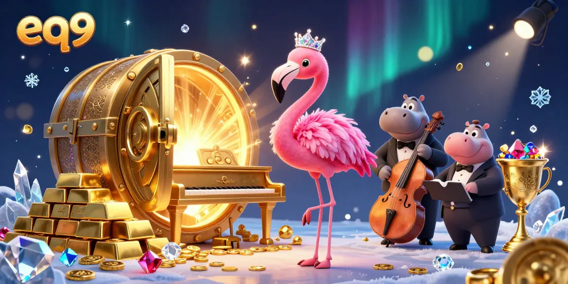 Experience thrilling gameplay at eq9, featuring a dazzling casino scene filled with lifelike characters and vibrant game elements.