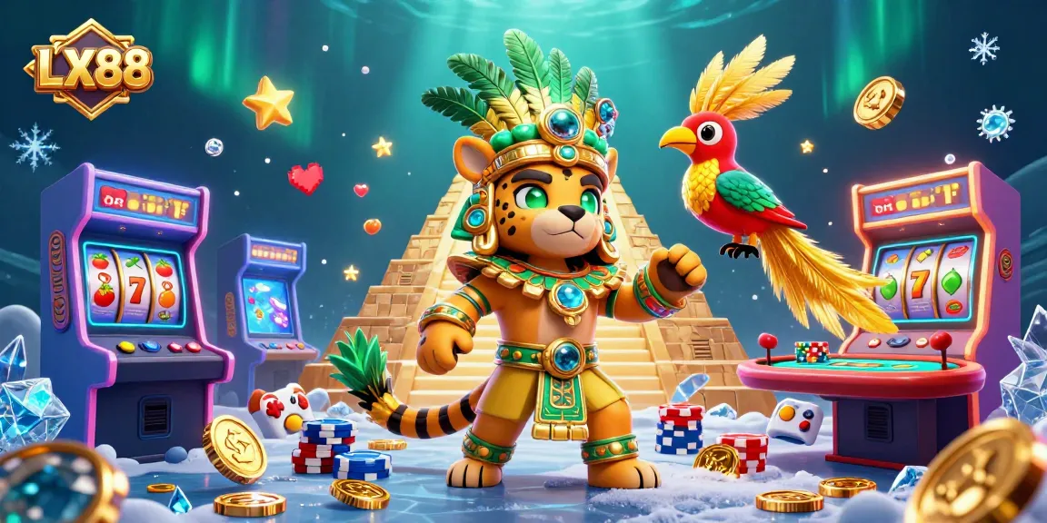 Experience winning strategies with LX88 in a dynamic casino-themed adventure filled with games and excitement.