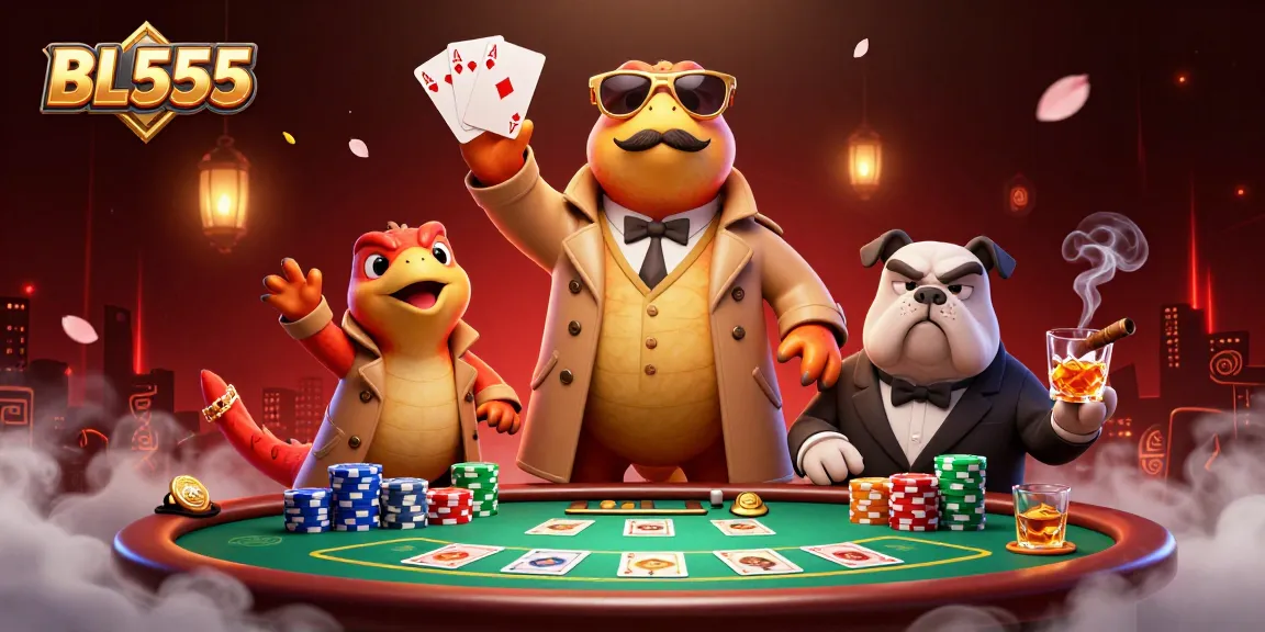Experience strategic gaming at BL555 with dynamic poker action and vibrant casino atmosphere.