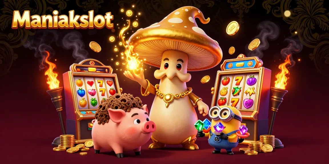 Spin for gold and jackpots with Maniakslot's magical mushroom adventure!