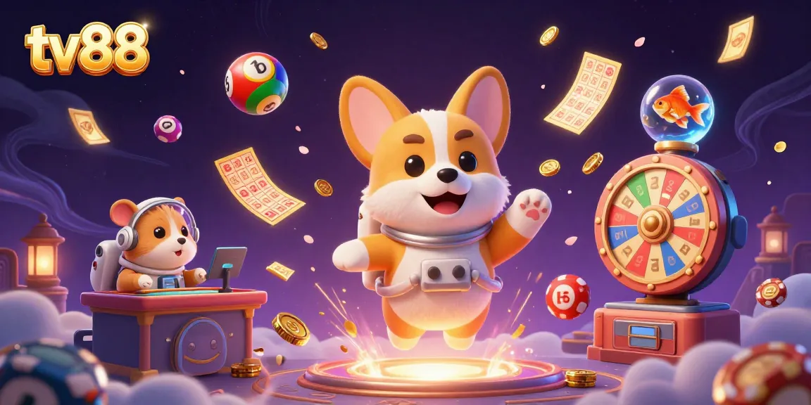 Play and win big with tv88 as animated characters engage in an exhilarating casino adventure.