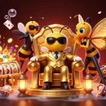 Engage in thrilling gameplay at tg88's casino, featuring a vibrant bumblebee mob boss among rich, exciting game elements.