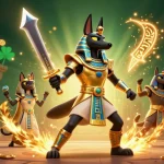 Experience thrilling gameplay at TR88 with ancient warriors and exciting jackpots surrounded by golden coins.