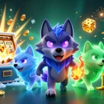 Engage with NK88's thrilling jackpot experience through an ultra-detailed 3D casino illustration.