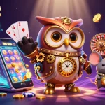Immerse in casino trực tuyến Việt Nam with a lively 3D scene showcasing vibrant games and whimsical characters.