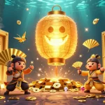 Experience the excitement of gambling with Sunwin Official's vibrant 3D illustration featuring treasures and lucky symbols.