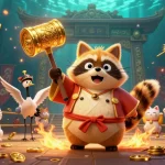 Engage with Nhà cái 888new at a lively 3D casino scene featuring vibrant characters and dynamic elements.