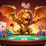 Experience the excitement of top online casinos with vibrant 3D digital art showcasing thrilling poker action.