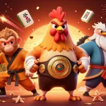 Experience live matches with cakhia tv in a vibrant 3D casino scene featuring dynamic characters.