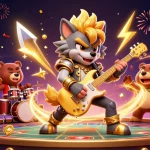 Experience cá cược thể thao Lode88 with vibrant betting elements and dynamic characters in action.